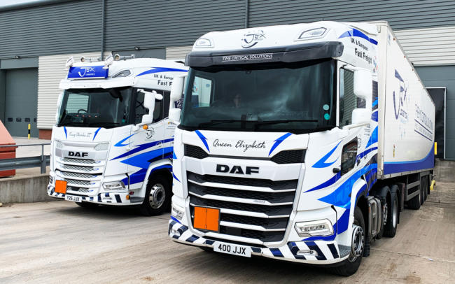 JJX Logistics Lorries