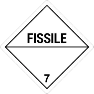 Fissile Material Label